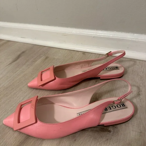 Pink Slingback Flats Roger Vivier - Picture 2 of 8